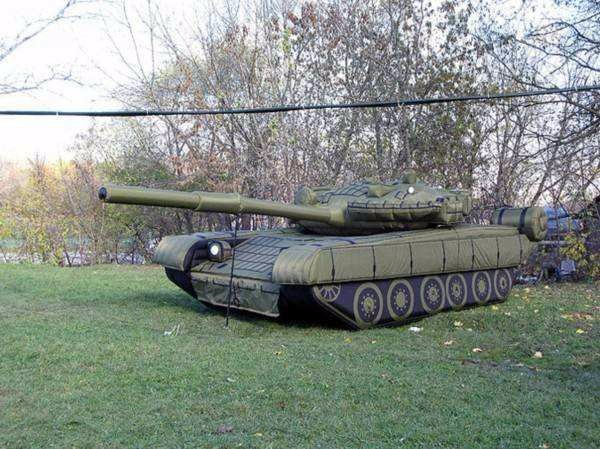 林州陆地军事假目标坦克